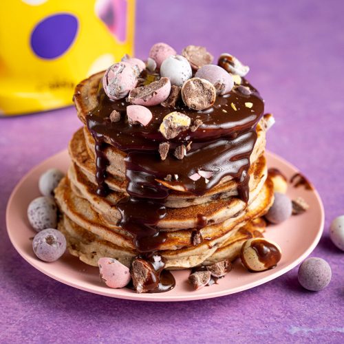 gluten free mini egg pancakes recipe featured 500x500